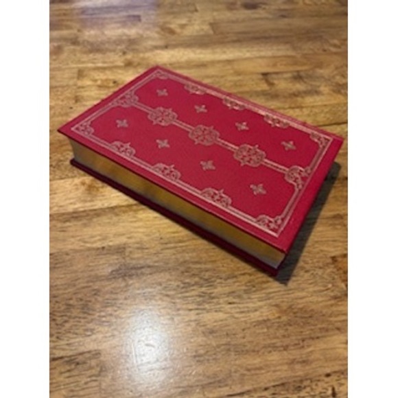 Jane Austen Pride and Prejudice Franklin Library 1980 Gilt Red Faux Leather Book - Picture 4 of 9